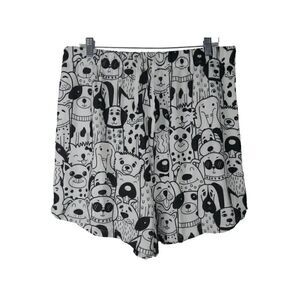 Nanu Women's Dog Print Drawstring Shorts 2X